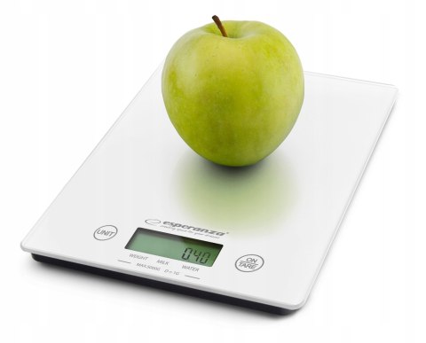 Cyfrowa Waga Kuchenna Esperanza Lemon Lcd, 5000G/1G, Precyzyjna, Biała,
