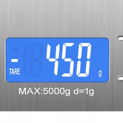 Elektroniczna Waga Kuchenna 10Kg/1G Lcd, Funkcja Tarowania, Antypoślizgowa