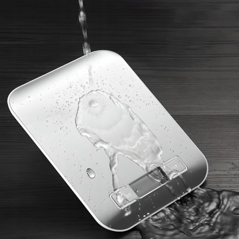 Elektroniczna Waga Kuchenna 10Kg/1G Lcd, Funkcja Tarowania, Antypoślizgowa