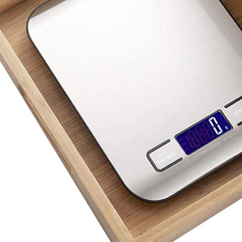 Elektroniczna Waga Kuchenna 10Kg/1G Lcd, Funkcja Tarowania, Antypoślizgowa