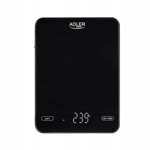 Elektroniczna Waga Kuchenna Usb 10Kg Szkło Led Tarowanie Automatyczne