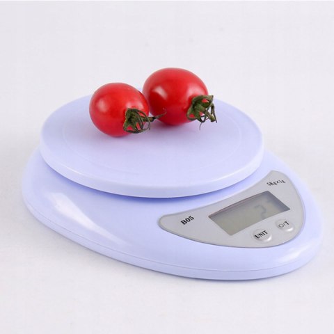 Elektroniczna Waga Kuchenna Z Misą Lcd 5Kg 1G Precyzyjna, Baterie Aaa