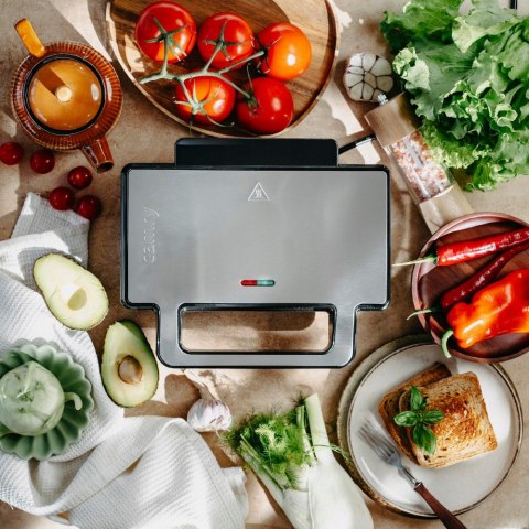 Grill Elektryczny 2W1: Wymienne Płytki, Nieprzywierające, 1400W, Kompaktowy