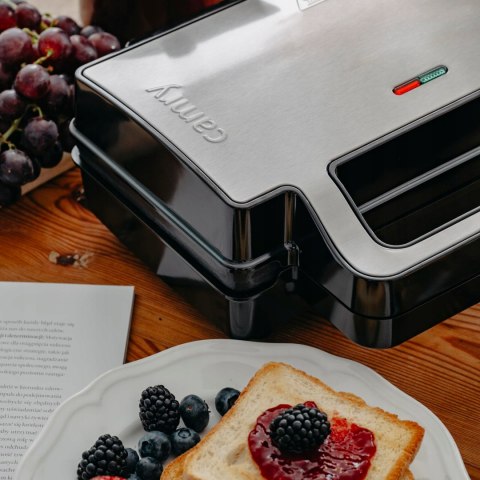 Grill Elektryczny 2W1: Wymienne Płytki, Nieprzywierające, 1400W, Kompaktowy
