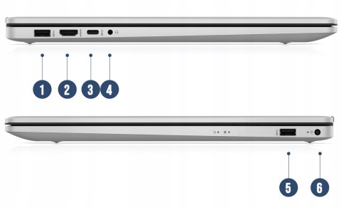Laptop Hp 17.3 Fhd I5-1235U 16Gb 512Gb Ssd Win11 Pro Usb Hdmi Kamera