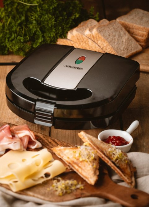 Opiekacz 3W1: Grill, Gofrownica, Sandwich 1000W, Nieprzywierające Płyty