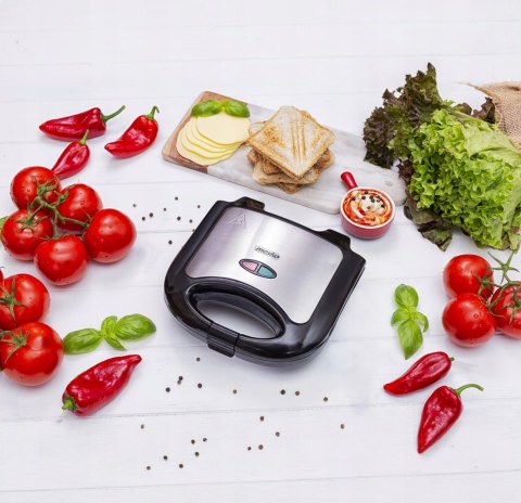 Opiekacz Do Kanapek 700W, Powłoka Non-Stick, Bezpieczny Uchwyt, Ce, Eco