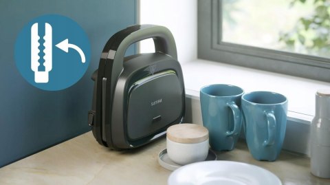 Opiekacz Do Kanapek Philips 3000, 750W, Nieprzywierające Płyty, Easy Lock