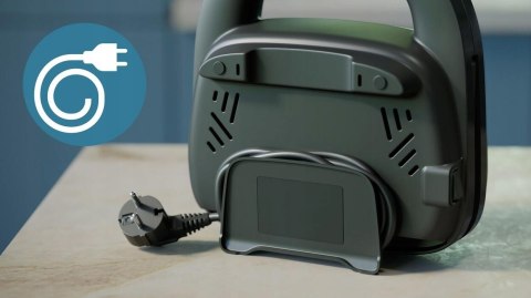 Opiekacz Do Kanapek Philips 3000, 750W, Nieprzywierające Płyty, Easy Lock