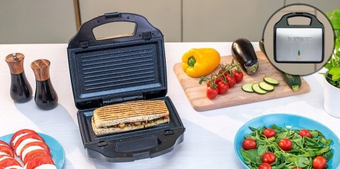 Opiekacz Zelmer Zsm7900 3W1 900W, Wymienne Płytki, Nieprzywierająca Powłoka