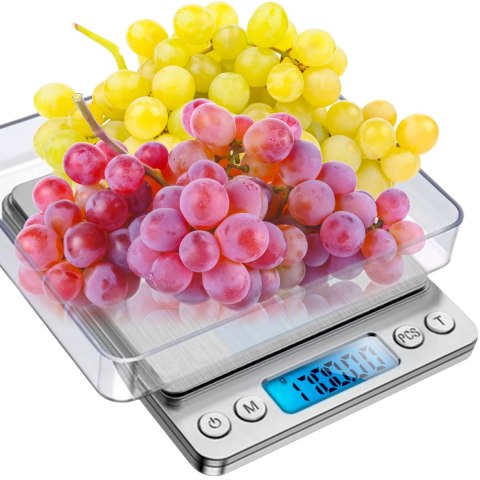Precyzyjna Waga Kuchennna Lcd 2Kg Z 2 Misy, Wysoka Dokładność 0,1G