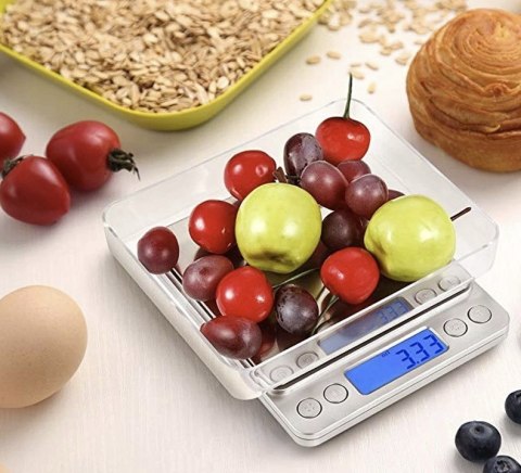 Precyzyjna Waga Kuchennna Lcd 2Kg Z 2 Misy, Wysoka Dokładność 0,1G