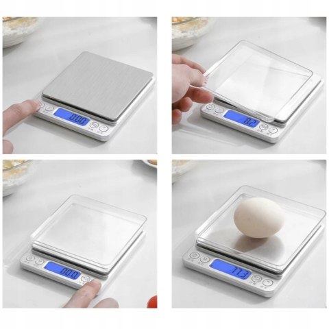 Precyzyjna Waga Kuchennna Lcd 2Kg Z 2 Misy, Wysoka Dokładność 0,1G