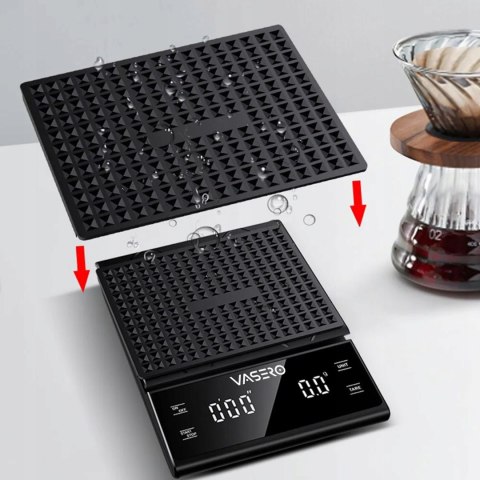 Waga Kuchenna Precyzyjna 3000G/0.1G Z Timerem Do Kawy I Termoizolacją