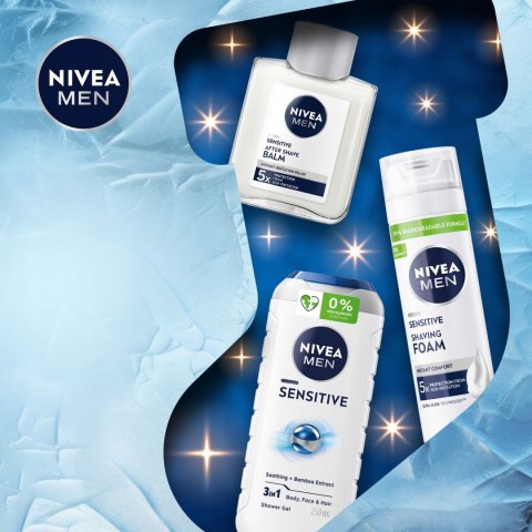 Zestaw Do Golenia Nivea Men Feel So Calm 3W1 - Łagodzi I Pielęgnuje Skórę