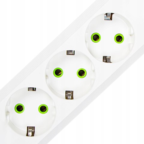 Biały Przedłużacz Blow 5 Gniazd 3X Usb 5M Z Włącznikiem Certyfikat Ce Rohs