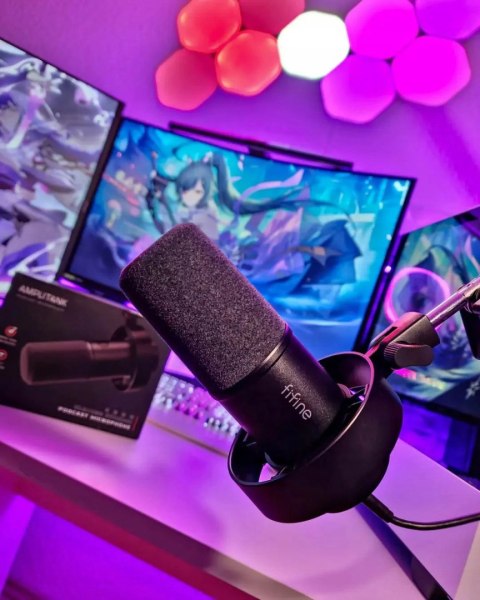 D.Yn.Am.Iczny Mikrofon Usb/Xlr Fifine K688 Z Kardioidalną Charakterystyką