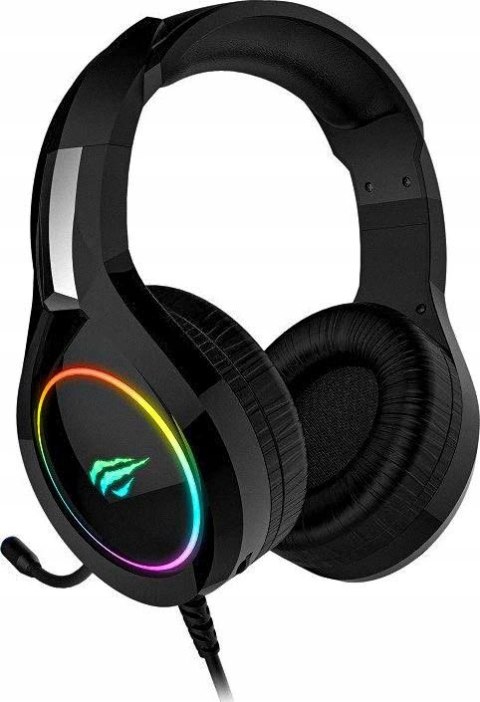 Gamingowe Słuchawki Z Mikrofonem Rgb Led, 50Mm Przetworniki, 220Cm Kabel