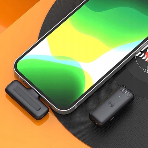 Mikrofon Bezprzewodowy 360° Usb-C/Iphone Z Funkcją Redukcji Szumów I Etui