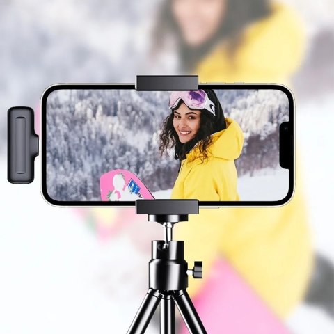Mikrofon Bezprzewodowy 360° Usb-C/Iphone Z Funkcją Redukcji Szumów I Etui
