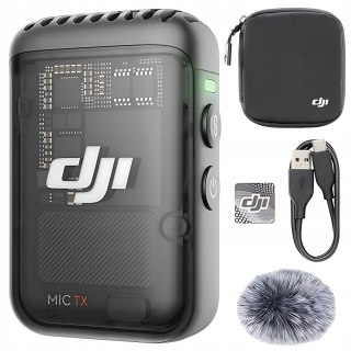Mikrofon Bezprzewodowy Dji Mic 2 Z Redukcją Szumów I Nagrywaniem 32-Bitowym