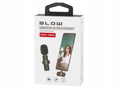 Mikrofon Bezprzewodowy Krawatowy Usb-C Do Android Z Zasięgiem 20M