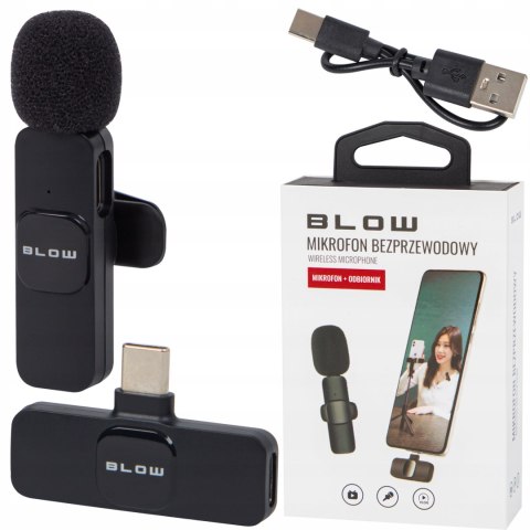 Mikrofon Bezprzewodowy Usb-C Do Android - 20M Zasięgu, Idealny Do Nagrywania