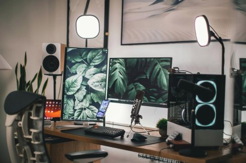 Mikrofon Blow Usb Z Tripodem I Regulacją Echo, Volume, Wejście Słuchawkowe
