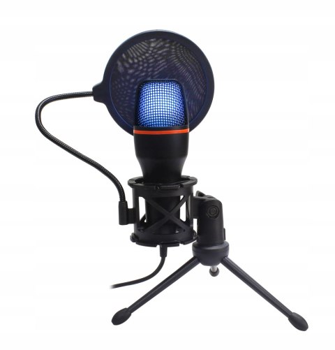 Mikrofon Gamingowy Blow Usb Z Trójnogiem I Pop Filtrem Do Streamingu