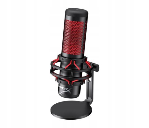 Mikrofon Hyperx Quadcast Czarno-Czerwony, Pojemnościowy, Usb, 3M Kabel