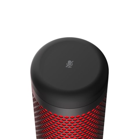 Mikrofon Hyperx Quadcast Czarno-Czerwony, Pojemnościowy, Usb, 3M Kabel