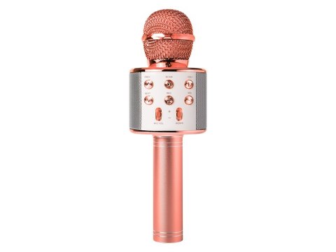 Mikrofon Karaoke Bezprzewodowy Bluetooth Z Głośnikiem I Efektem Echo