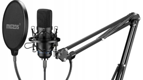 Mikrofon Mozos Mkit-700 Pro V2 Usb Kardioidalny Do Komputera 192Khz