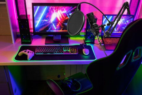 Mikrofon Studyjny Blow Usb Jack Zestaw Gamingowy Ze Statywem Filtr Dźwięku