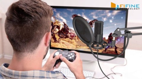 Mikrofon Usb Fifine T669 Pojemnościowy Do Komputera Kardioidalna Czułość
