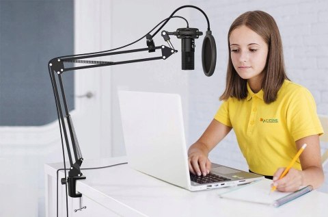 Mikrofon Usb Fifine T669 Z Ramię, Pop Filtrem, Idealny Do Streamingu