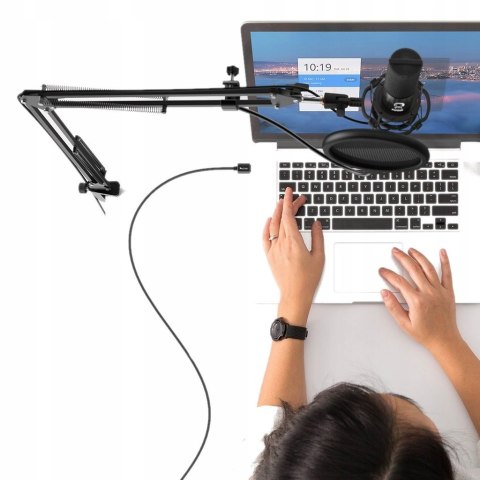 Mikrofon Usb Fifine T669 Z Ramię, Pop Filtrem, Idealny Do Streamingu