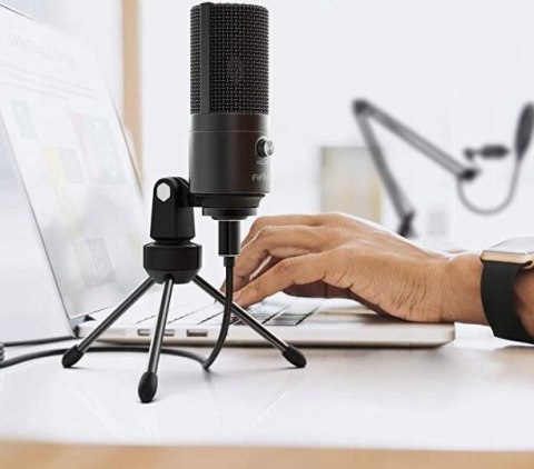 Mikrofon Usb Fifine T669 Z Ramię, Pop Filtrem, Idealny Do Streamingu