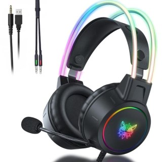 Onikuma X15 Pro Słuchawki Gamingowe Z Mikrofonem I Rgb Podświetleniem