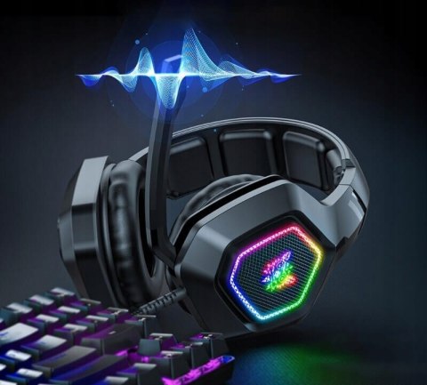 Onikuma K10 Słuchawki Gamingowe Usb Z Mikrofonem Led Rgb Redukcja Szumów