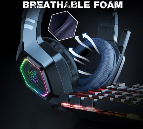 Onikuma K10 Słuchawki Gamingowe Usb Z Mikrofonem Led Rgb Redukcja Szumów