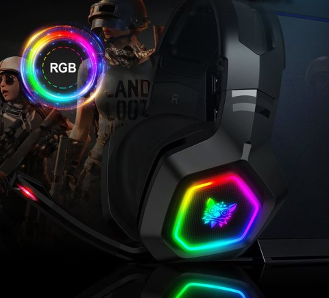 Onikuma K10 Słuchawki Gamingowe Usb Z Mikrofonem Led Rgb Redukcja Szumów