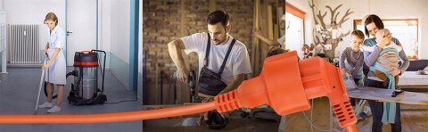 Przedłużacz Ogrodowy Blow 30M 2X1,5Mm Pomarańczowy Bez Uziemienia Ce Rohs