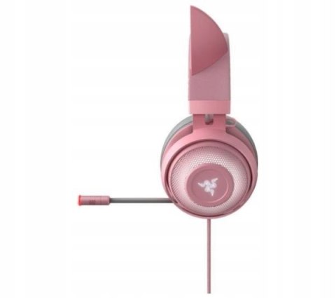 Razer Kraken Kitty Quartz Różowe Słuchawki Gamingowe Z Mikrofonem Usb