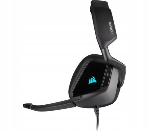 Słuchawki Corsair Void Rgb Elite 7.1 Usb Czarne Z Mikrofonem Gamingowe
