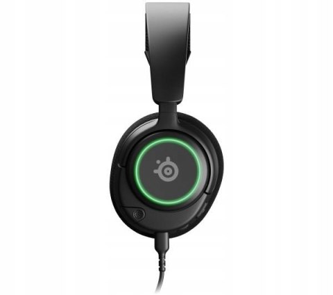 Steelseries Arctis Nova 3 Gamingowe Słuchawki Usb Rgb Z Mikrofonem Czarne