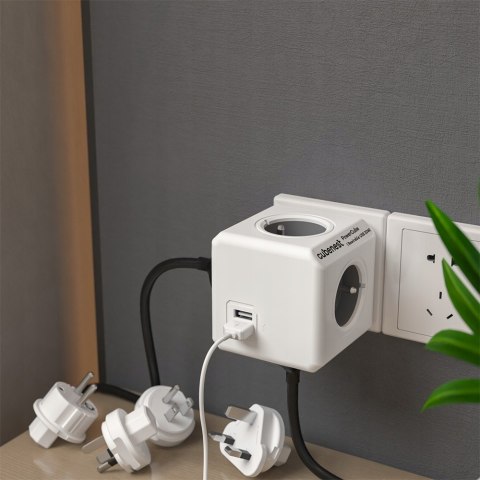 Listwa Zasilająca Cubenest Powercube 4 Gniazda + Usb-C Pd 20W Szara