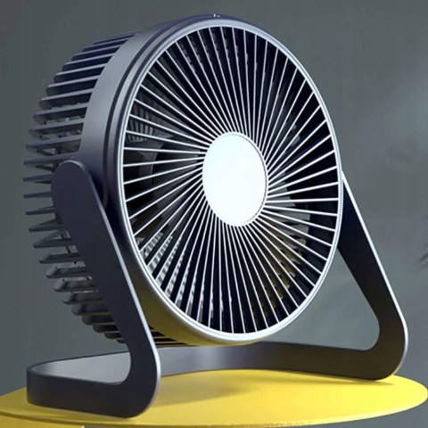 Mini Wiatraczek Usb Granatowy 360° Regulacji, Przenośny, Cichy Na Biurko