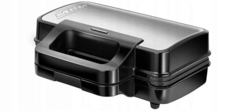 Opiekacz 3W1 1000W - Kanapki, Grill, Gofwy, Lampka I Nieprzywieralne Płytki