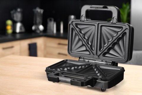 Opiekacz 3W1 Lund 900W - Wymienne Płyty: Tosty, Gofry I Grill, 28X15 Cm